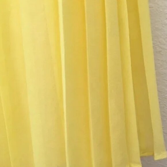 Express Pleated Halter Shift Dress - Picture 3 of 6